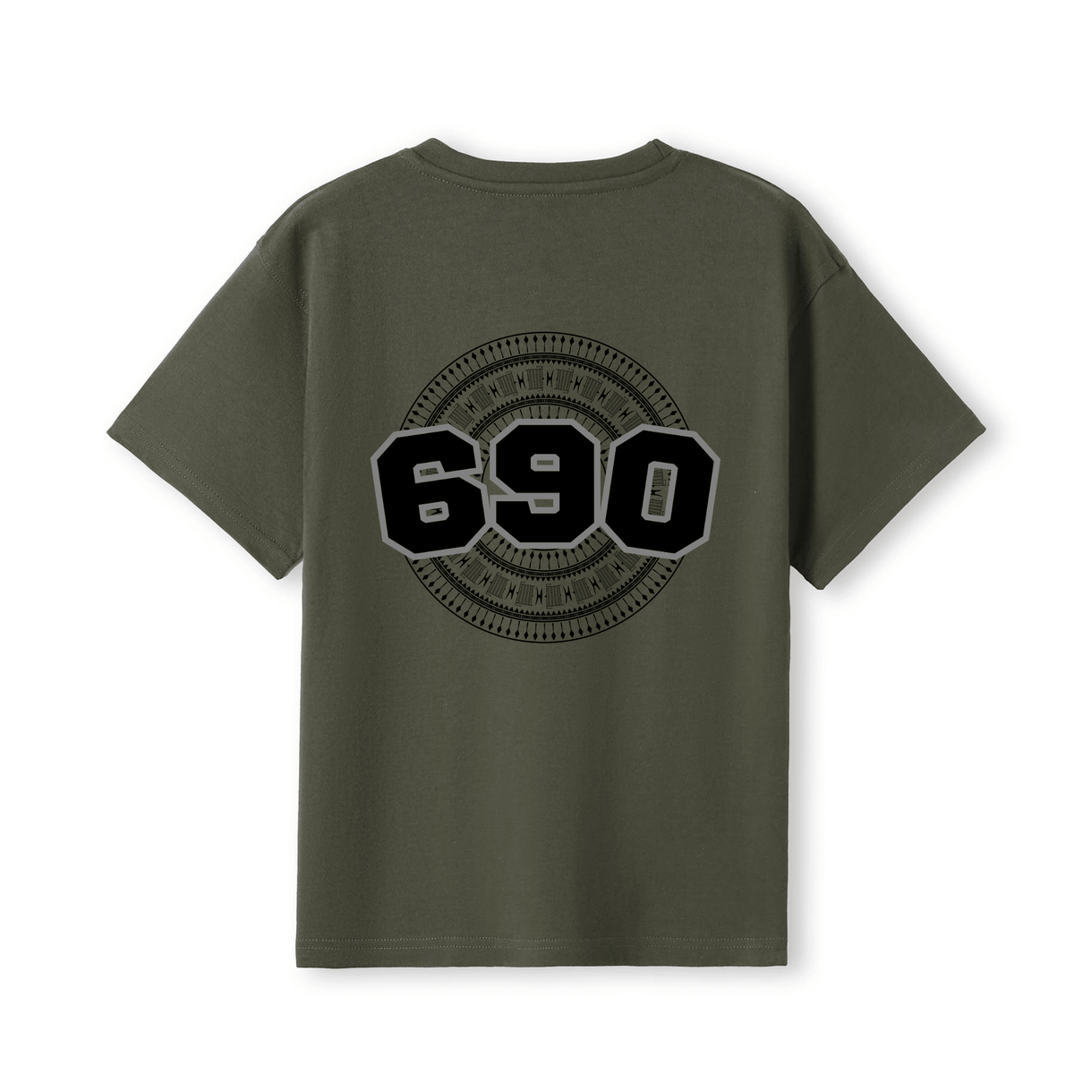 TOKELAU | 690 | KIDS TEE | BLACK DESIGN - Stick N It