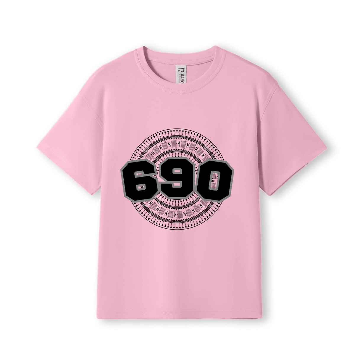 TOKELAU | 690 | KIDS TEE | BLACK DESIGN - Stick N It
