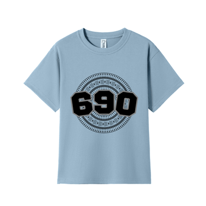 TOKELAU | 690 | KIDS TEE | BLACK DESIGN - Stick N It