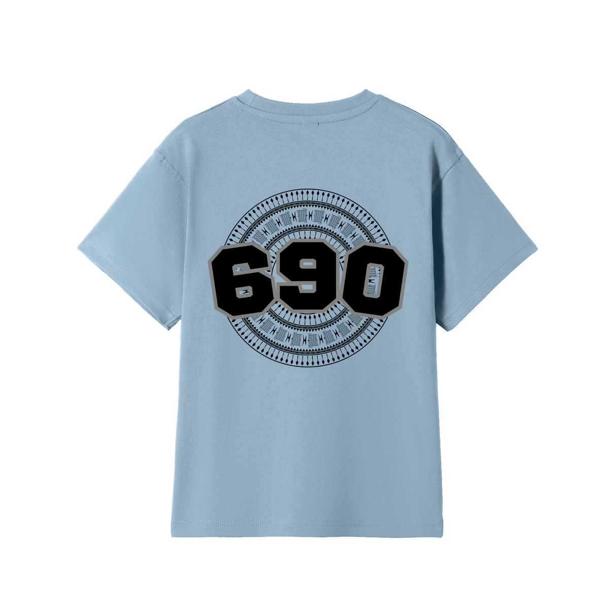 TOKELAU | 690 | KIDS TEE | BLACK DESIGN - Stick N It