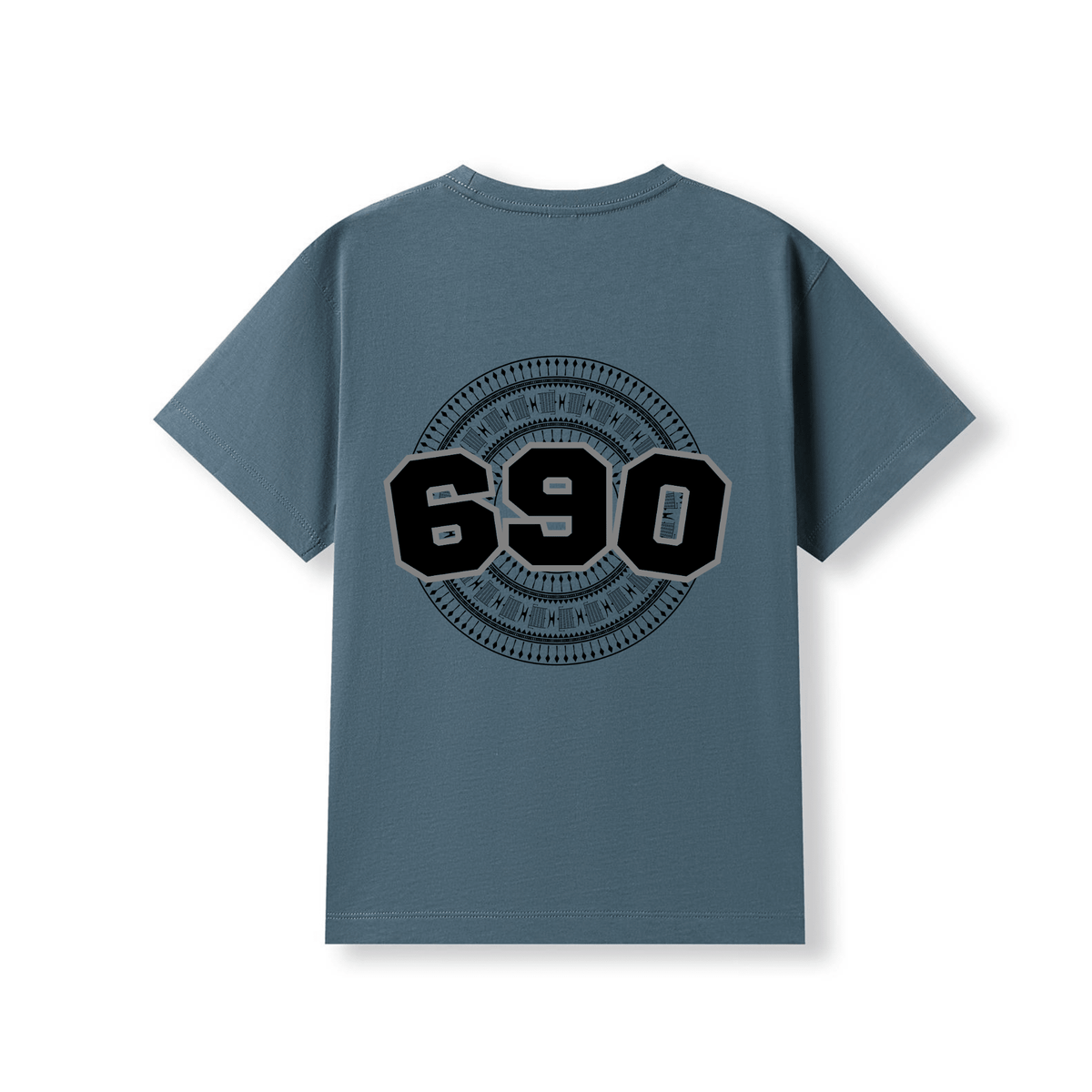 TOKELAU | 690 | KIDS TEE | BLACK DESIGN - Stick N It