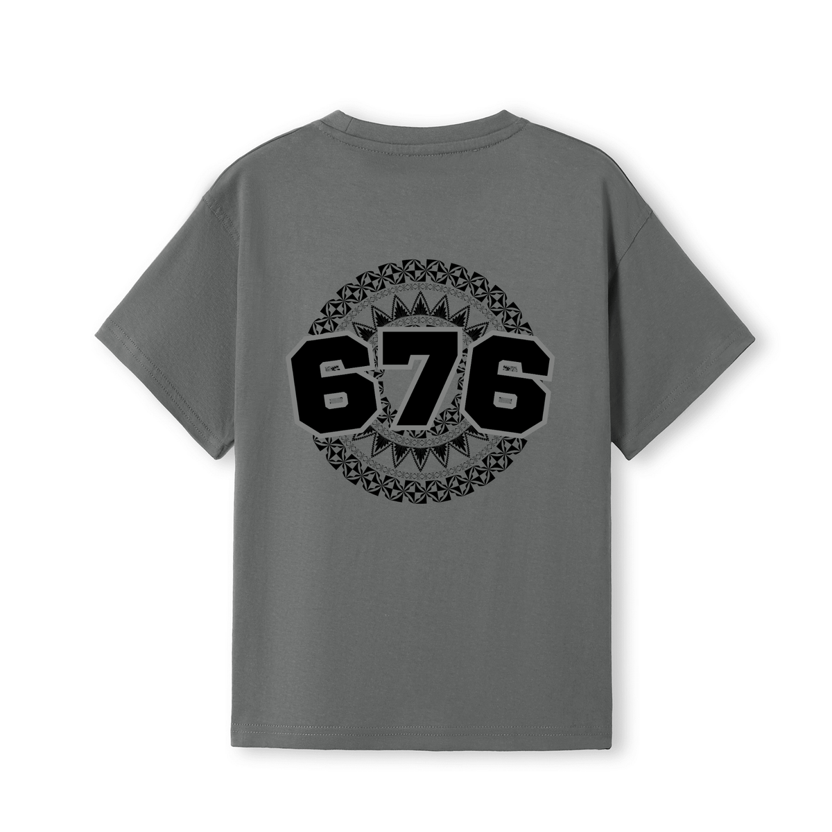 TONGA | 676 | KIDS TEE | BLACK DESIGN - Stick N It