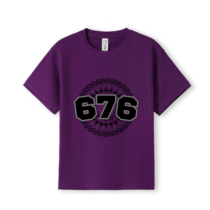 TONGA | 676 | KIDS TEE | BLACK DESIGN - Stick N It