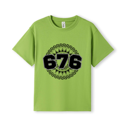 TONGA | 676 | KIDS TEE | BLACK DESIGN - Stick N It
