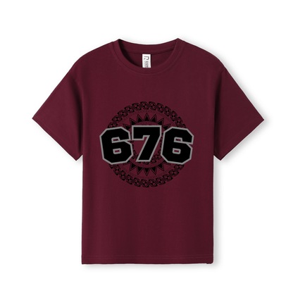 TONGA | 676 | KIDS TEE | BLACK DESIGN - Stick N It