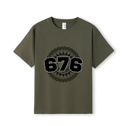 TONGA | 676 | KIDS TEE | BLACK DESIGN - Stick N It