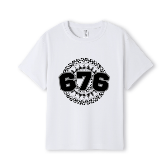 TONGA | 676 | KIDS TEE | BLACK DESIGN - Stick N It