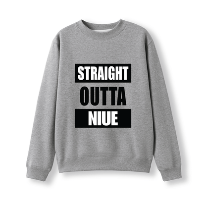 STRAIGHT OUTTA NIUE | KIDS JUMPER - Stick N It