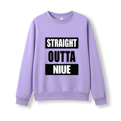STRAIGHT OUTTA NIUE | KIDS JUMPER - Stick N It