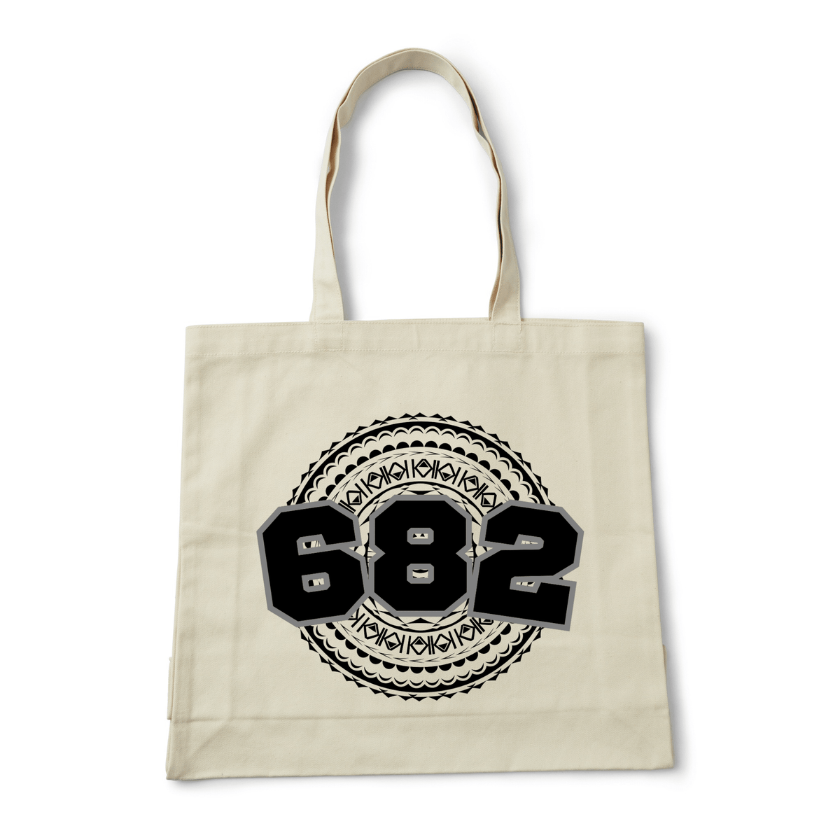COOK ISLANDS | 682 | REUSABLE TOTE BAG | BLACK DESIGN - Stick N It