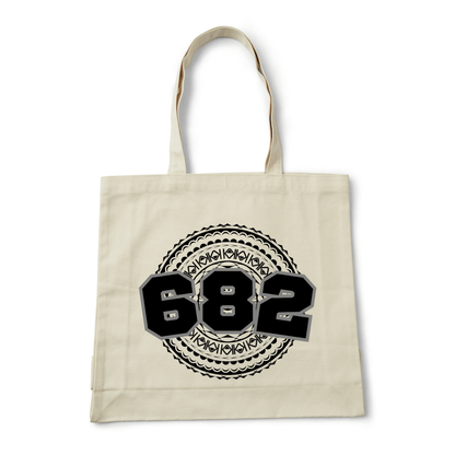 COOK ISLANDS | 682 | REUSABLE TOTE BAG | BLACK DESIGN - Stick N It