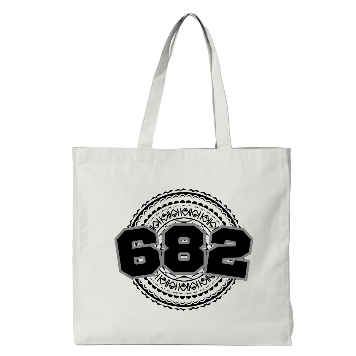 COOK ISLANDS | 682 | REUSABLE TOTE BAG | BLACK DESIGN - Stick N It