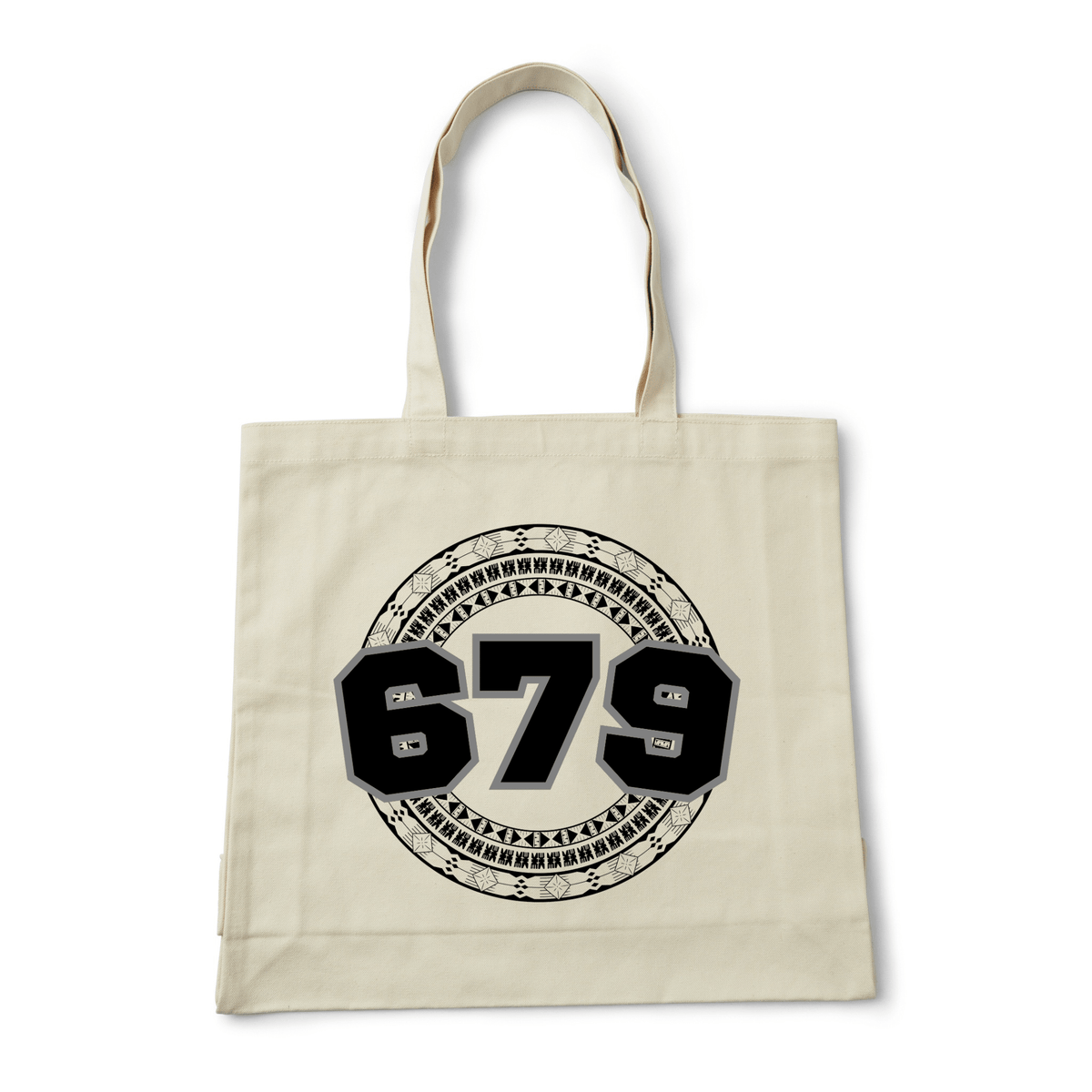 FIJI | 679 | REUSABLE TOTE BAG | BLACK DESIGN - Stick N It