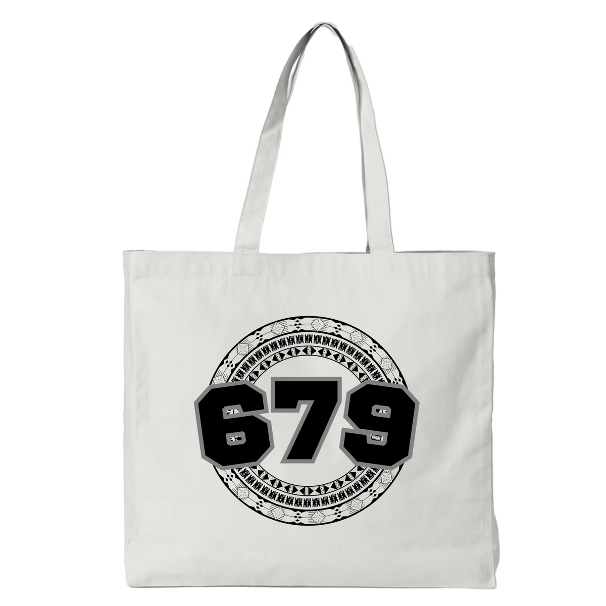 FIJI | 679 | REUSABLE TOTE BAG | BLACK DESIGN - Stick N It