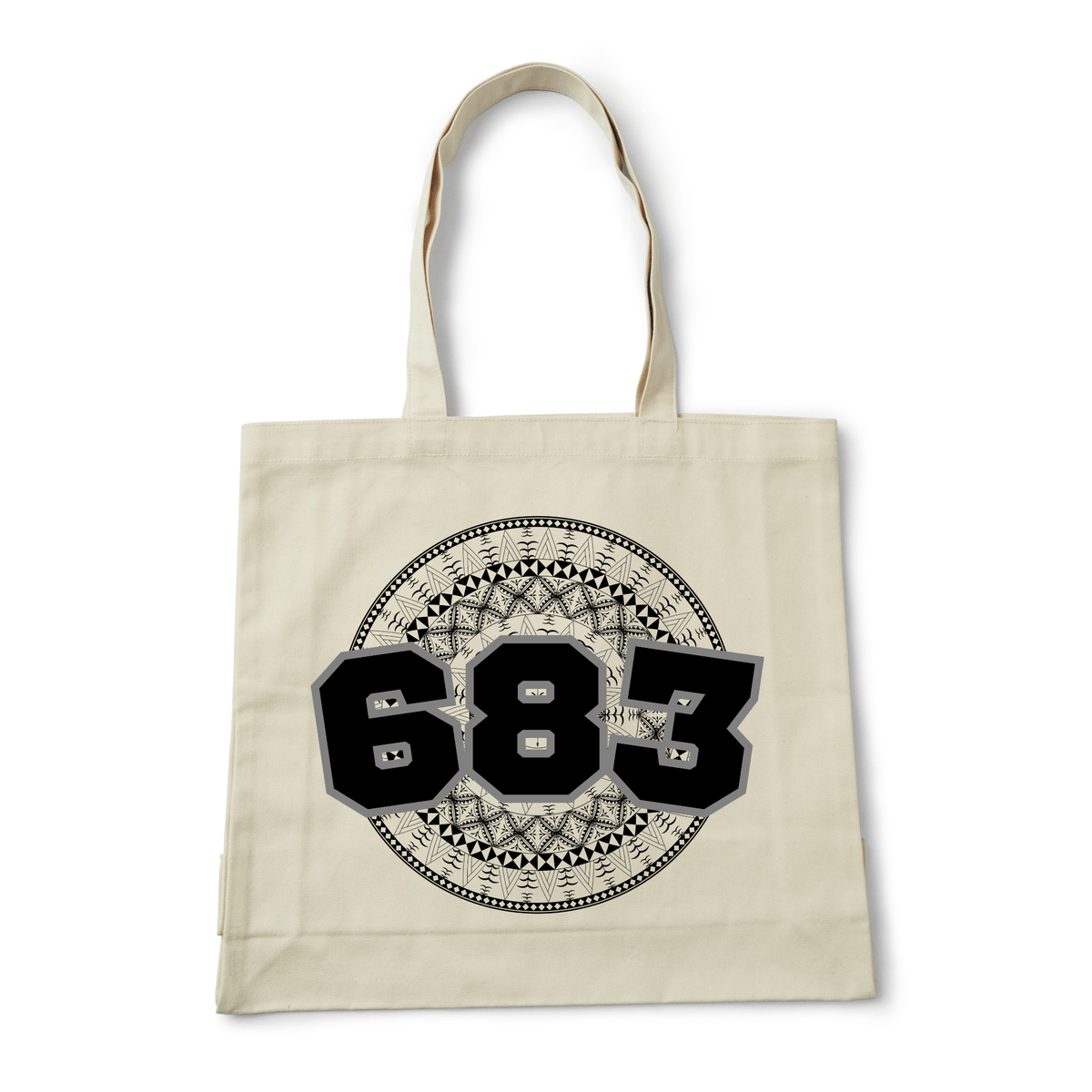 NIUE | 683 | REUSABLE TOTE BAG | BLACK DESIGN - Stick N It