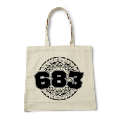 NIUE | 683 | REUSABLE TOTE BAG | BLACK DESIGN - Stick N It