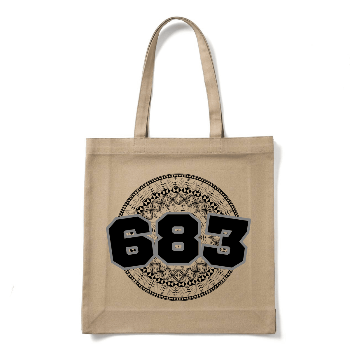 NIUE | 683 | REUSABLE TOTE BAG | BLACK DESIGN - Stick N It