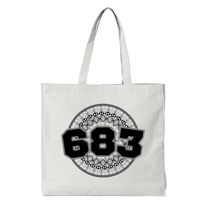 NIUE | 683 | REUSABLE TOTE BAG | BLACK DESIGN - Stick N It