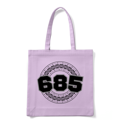 SAMOA | 685 | REUSABLE TOTE BAG | BLACK DESIGN - Stick N It