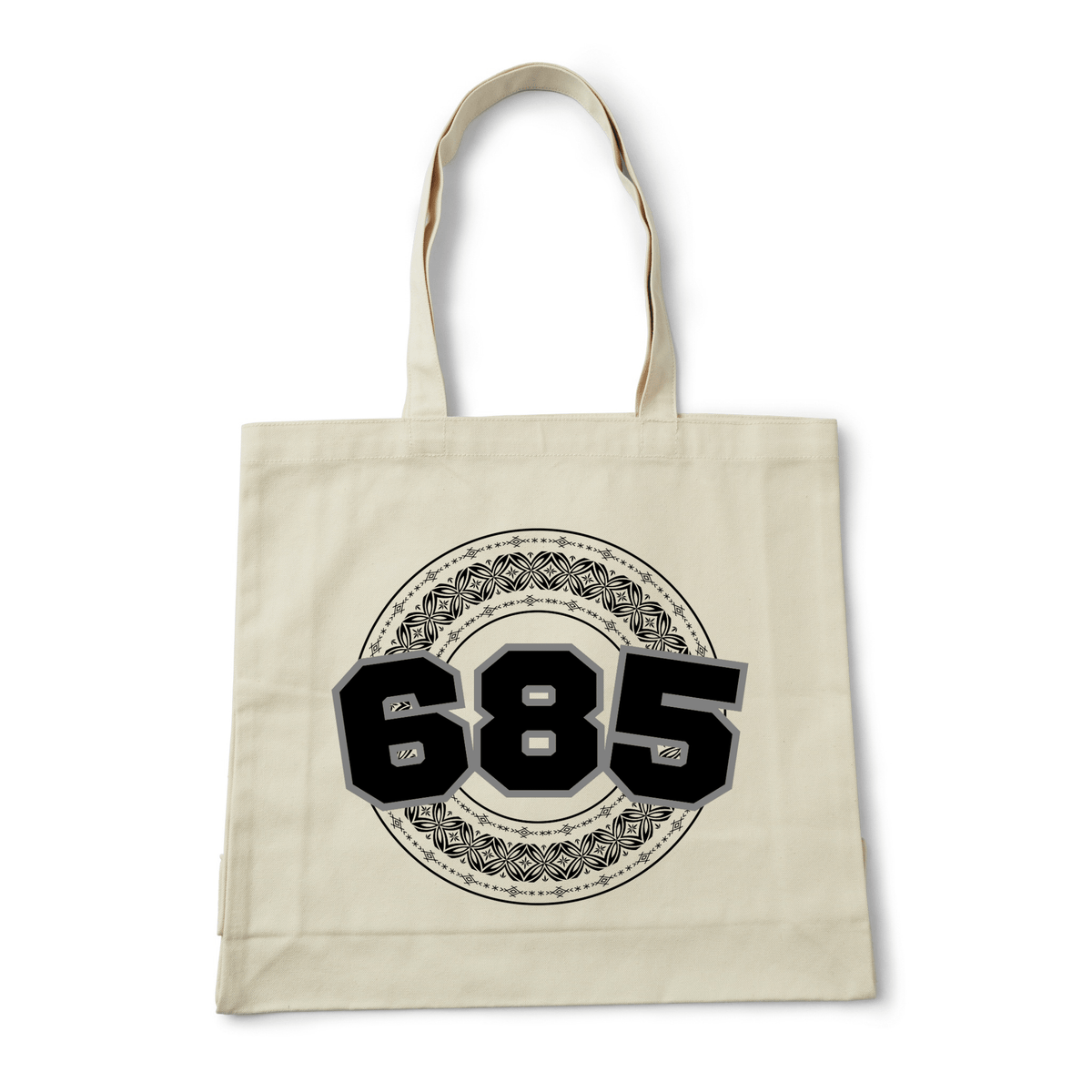 SAMOA | 685 | REUSABLE TOTE BAG | BLACK DESIGN - Stick N It