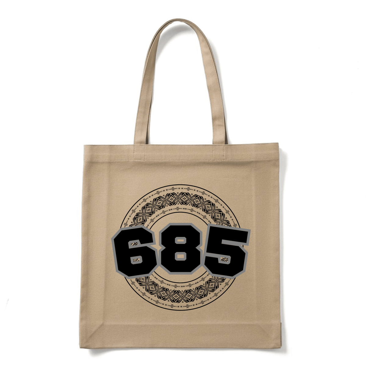 SAMOA | 685 | REUSABLE TOTE BAG | BLACK DESIGN - Stick N It