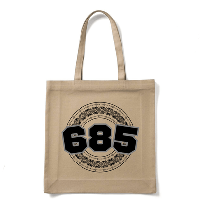 SAMOA | 685 | REUSABLE TOTE BAG | BLACK DESIGN - Stick N It