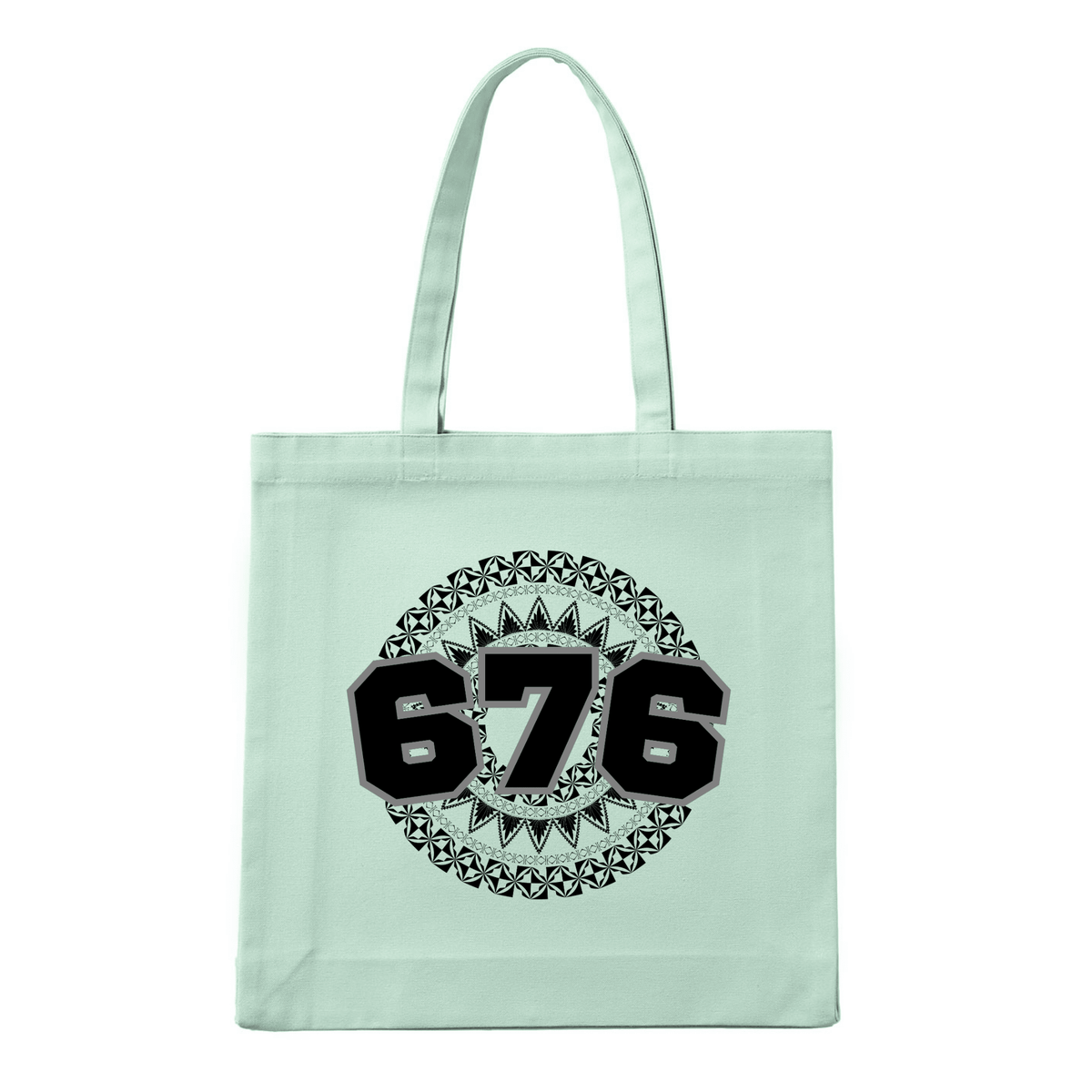 TONGA | 676 | REUSABLE TOTE BAG | BLACK DESIGN - Stick N It