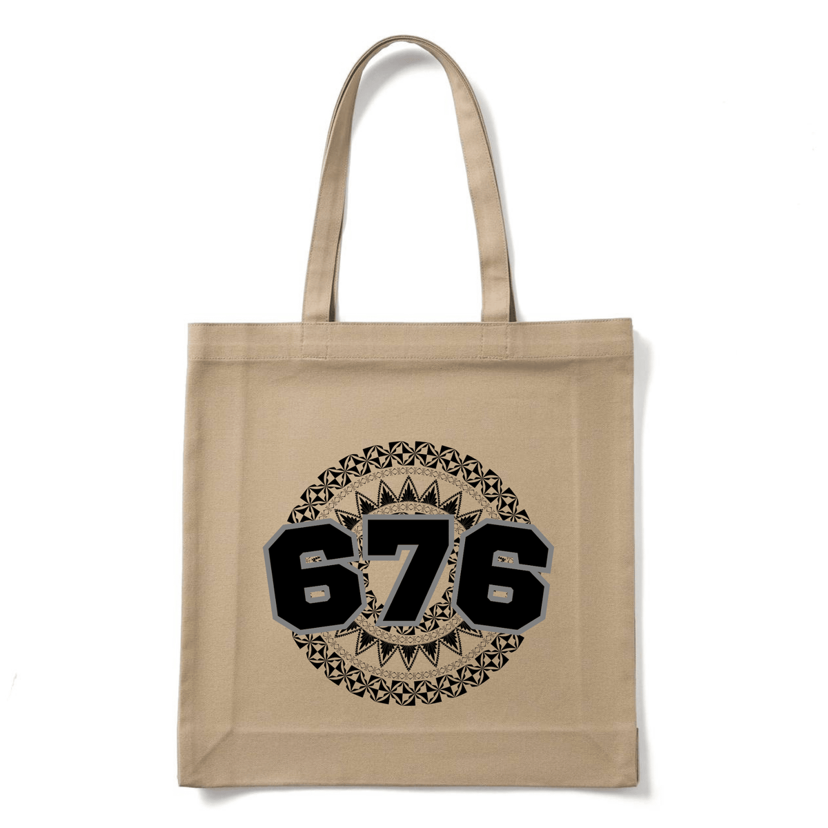 TONGA | 676 | REUSABLE TOTE BAG | BLACK DESIGN - Stick N It
