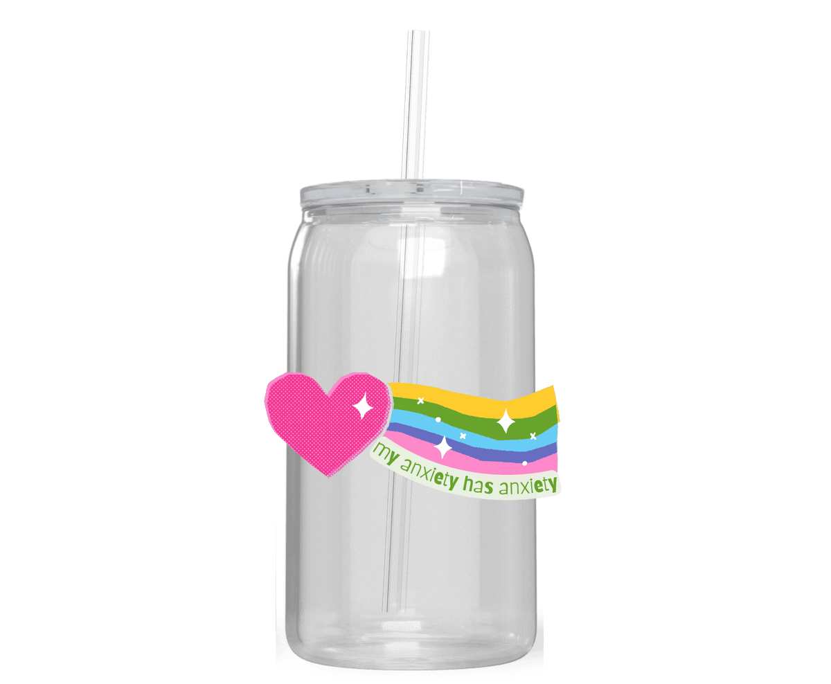 MY ANXIETY HAS ANXIETY ACRYLIC CUP - Stick N It