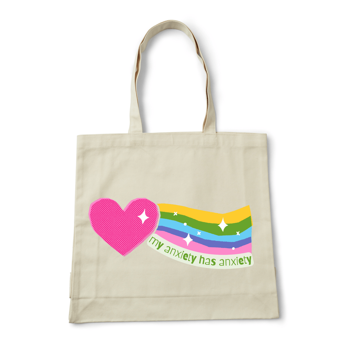 MY ANXIETY HAS ANXIETY TOTE BAG - Stick N It