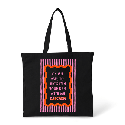 ON MY WAY TO BRIGHTEN YOUR DAY TOTE BAG - Stick N It