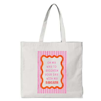 ON MY WAY TO BRIGHTEN YOUR DAY TOTE BAG - Stick N It