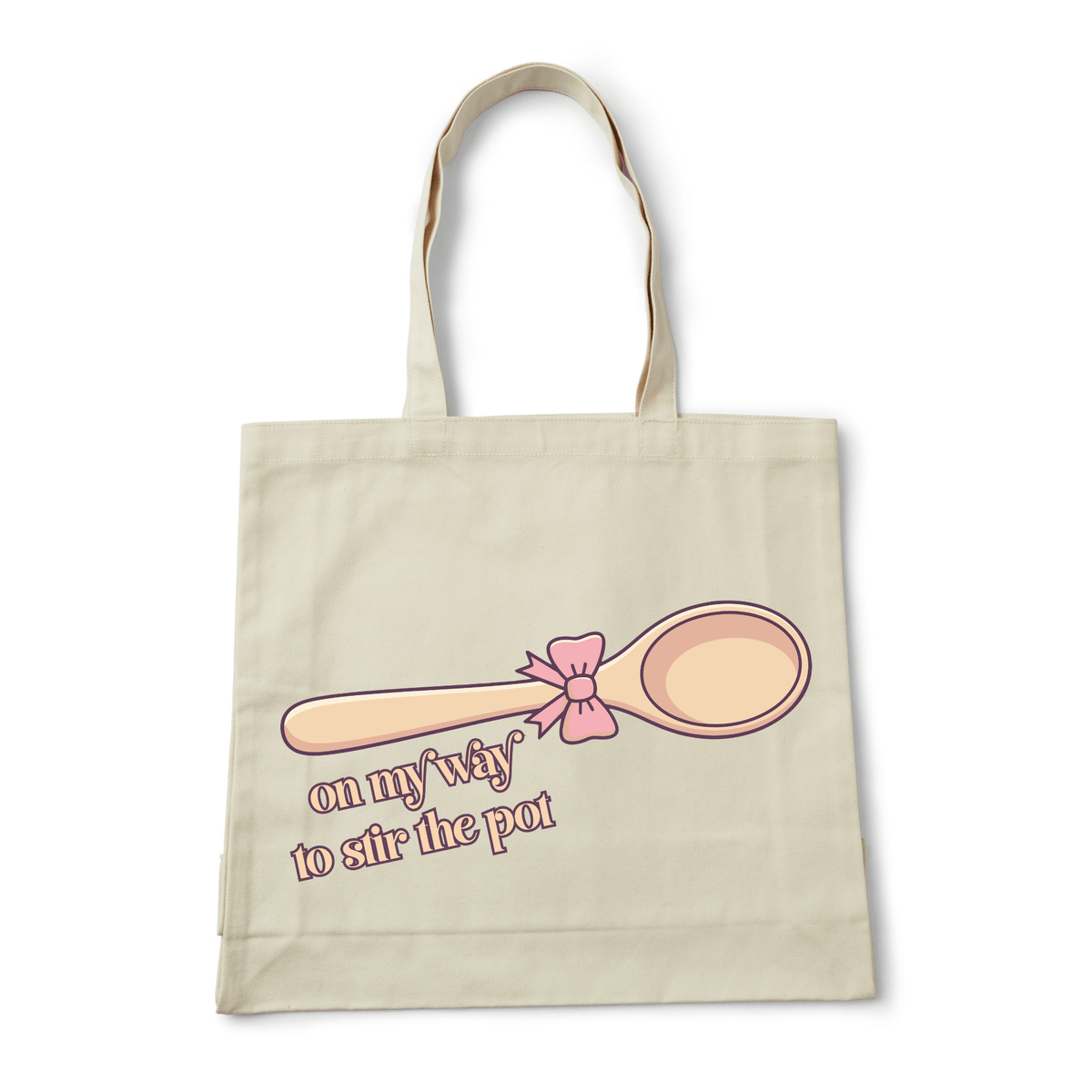 ON MY WAY TO STIR THE POT TOTE BAG - Stick N It