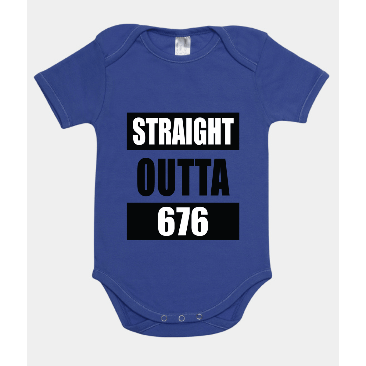 STRAIGHT OUTTA 676 | ORGANIC COTTON ONESIE - Stick N It
