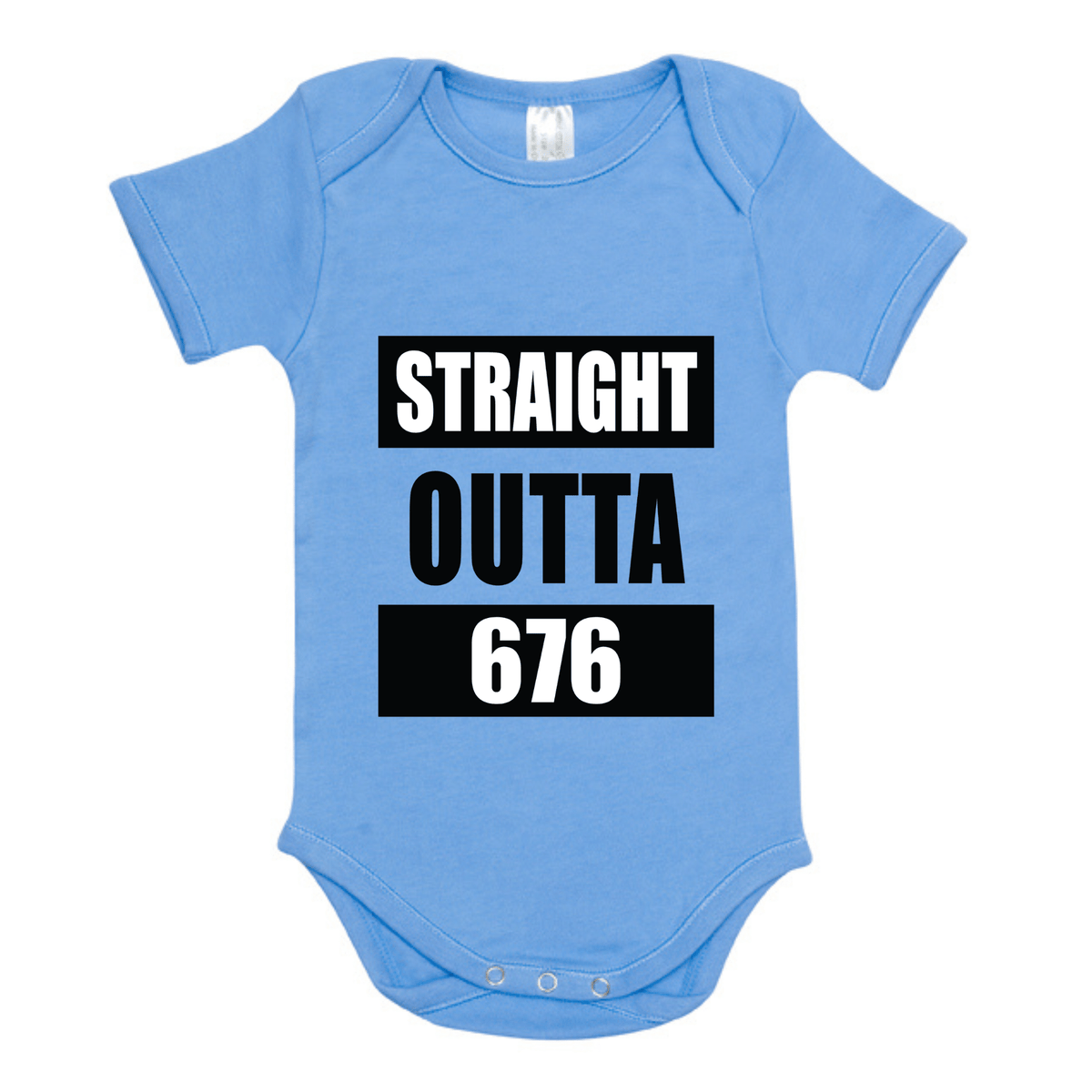 STRAIGHT OUTTA 676 | ORGANIC COTTON ONESIE - Stick N It