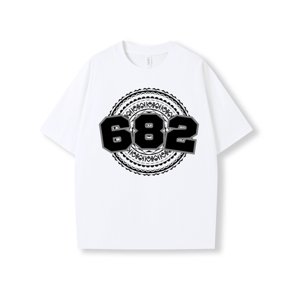 COOK ISLANDS | 682 | OVERSIZE UNISEX TEE | BLACK DESIGN - Stick N It