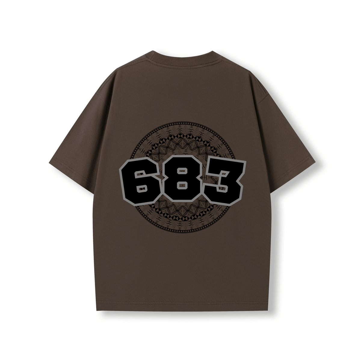 NIUE | 683 | OVERSIZE UNISEX TEE | BLACK DESIGN - Stick N It