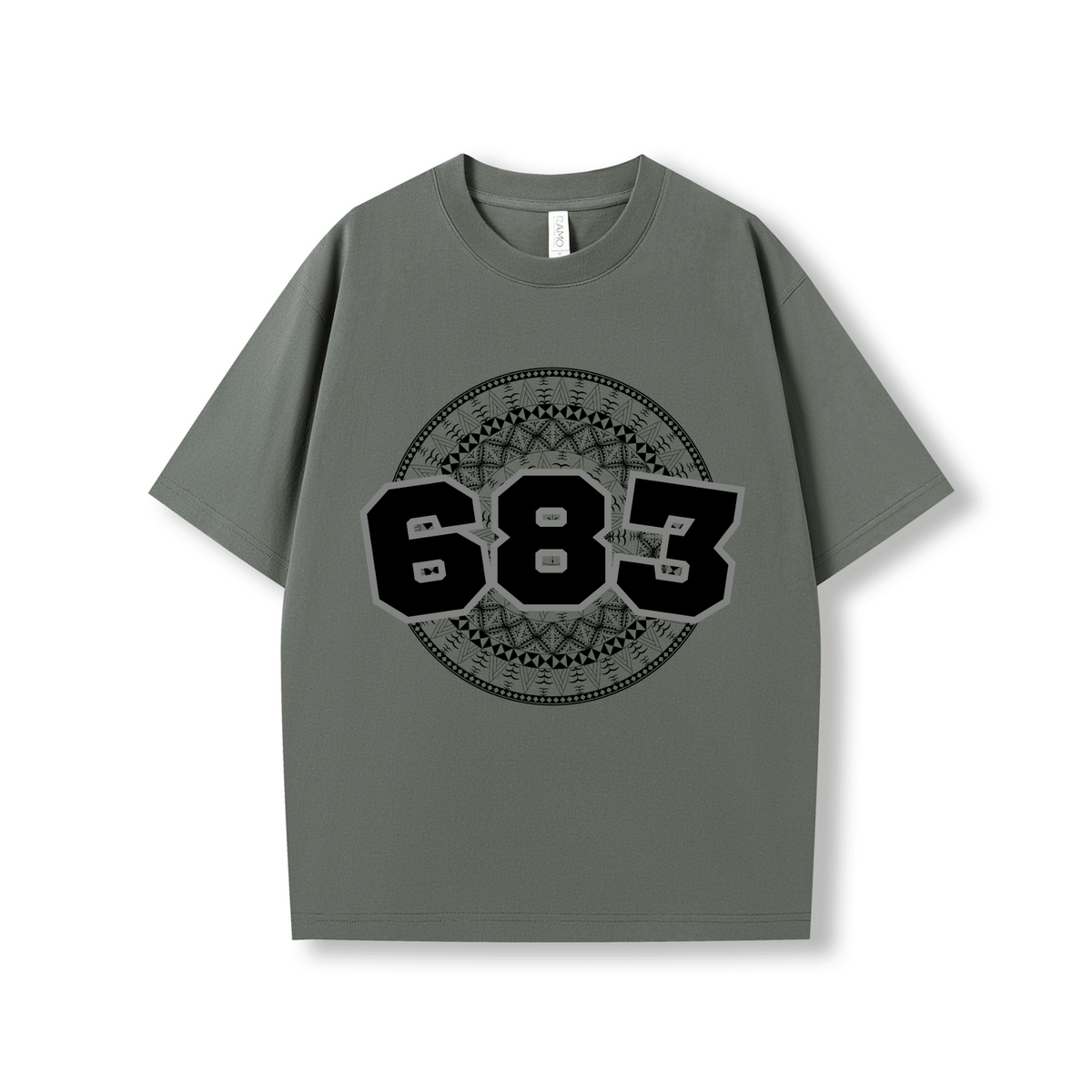 NIUE | 683 | OVERSIZE UNISEX TEE | BLACK DESIGN - Stick N It