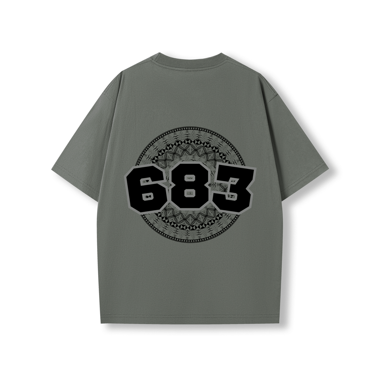 NIUE | 683 | OVERSIZE UNISEX TEE | BLACK DESIGN - Stick N It