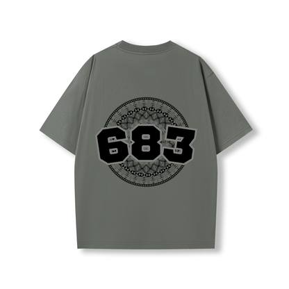 NIUE | 683 | OVERSIZE UNISEX TEE | BLACK DESIGN - Stick N It