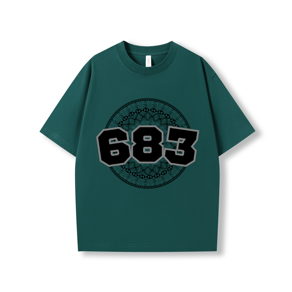 NIUE | 683 | OVERSIZE UNISEX TEE | BLACK DESIGN - Stick N It