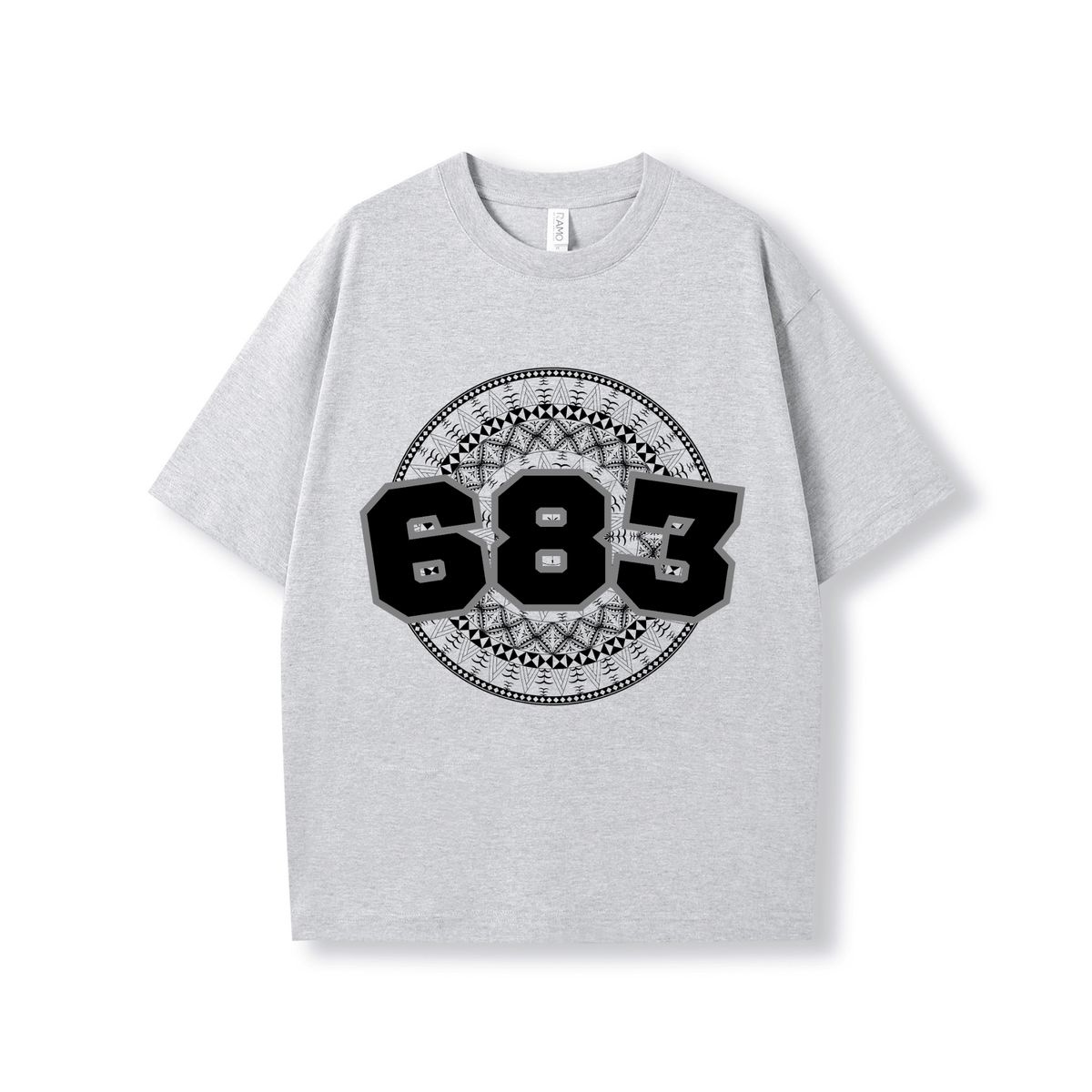 NIUE | 683 | OVERSIZE UNISEX TEE | BLACK DESIGN - Stick N It