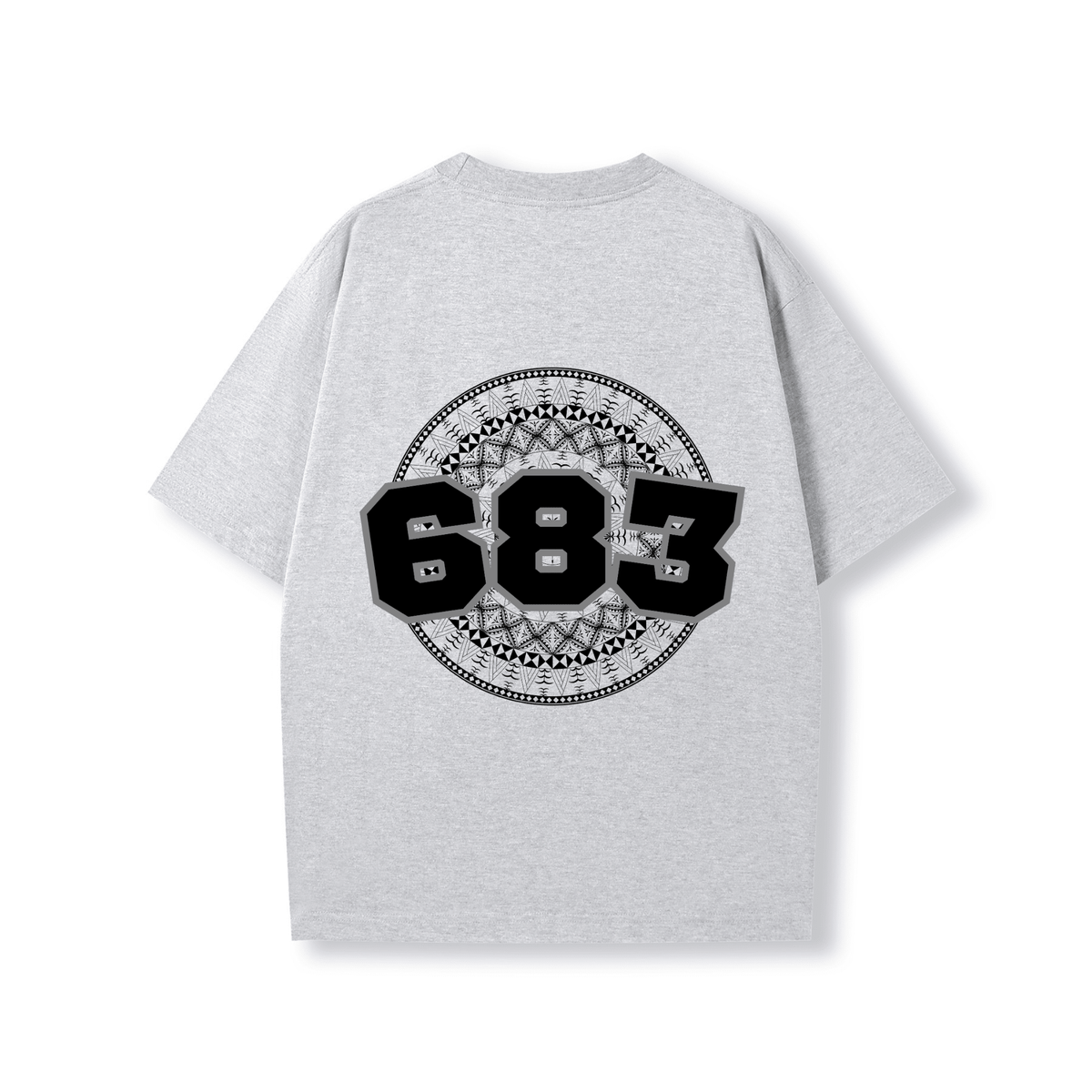 NIUE | 683 | OVERSIZE UNISEX TEE | BLACK DESIGN - Stick N It
