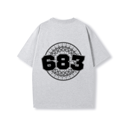 NIUE | 683 | OVERSIZE UNISEX TEE | BLACK DESIGN - Stick N It
