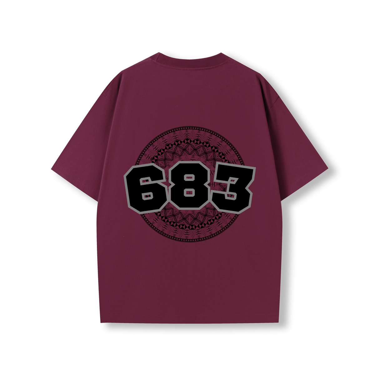 NIUE | 683 | OVERSIZE UNISEX TEE | BLACK DESIGN - Stick N It