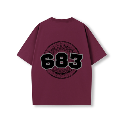 NIUE | 683 | OVERSIZE UNISEX TEE | BLACK DESIGN - Stick N It