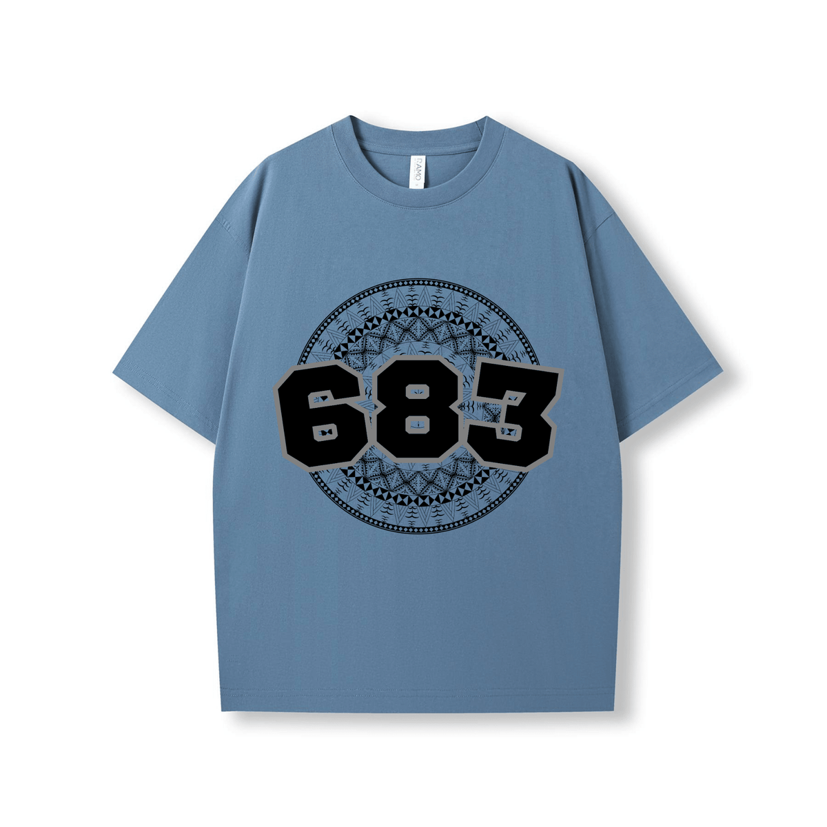 NIUE | 683 | OVERSIZE UNISEX TEE | BLACK DESIGN - Stick N It