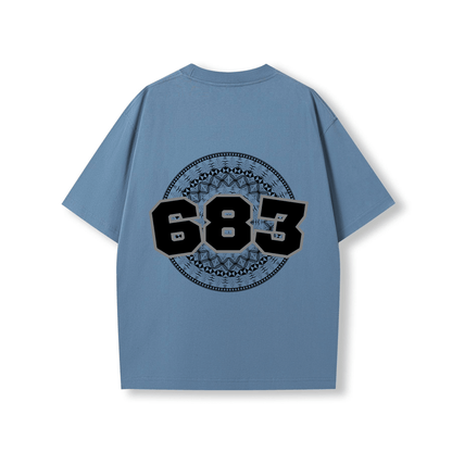 NIUE | 683 | OVERSIZE UNISEX TEE | BLACK DESIGN - Stick N It