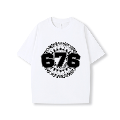 TONGA | 676 | OVERSIZE UNISEX TEE | BLACK DESIGN - Stick N It