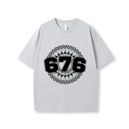 TONGA | 676 | OVERSIZE UNISEX TEE | BLACK DESIGN - Stick N It
